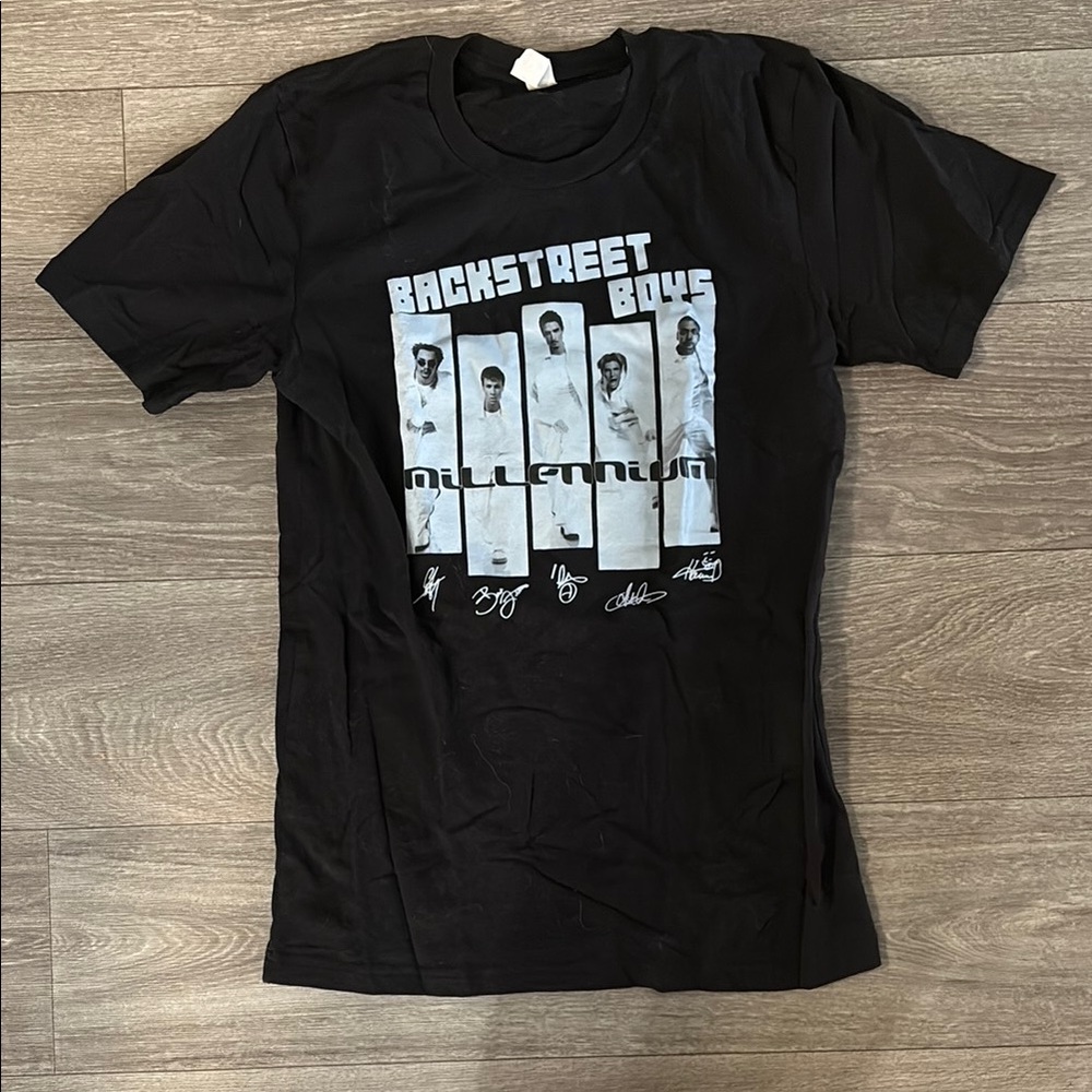 Black Backstreet Boys Graphic T-Shirt